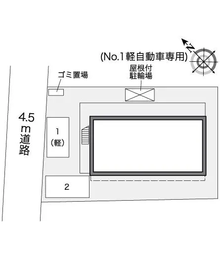 ★手数料０円★柏市旭町　月極駐車場（LP）